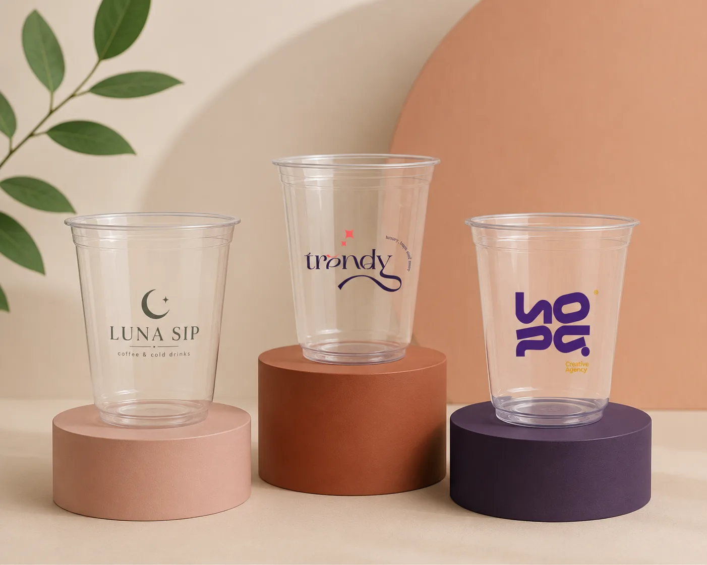 U-Shape Plastic Cups