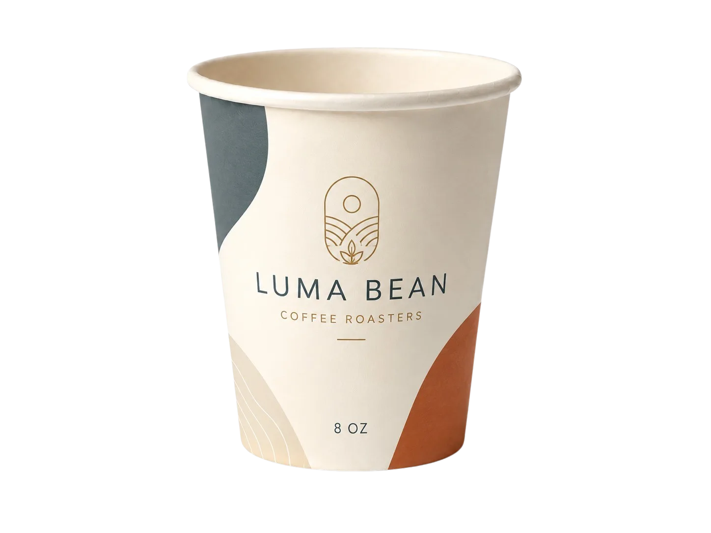 كوب ورقي 8oz بجدار واحد