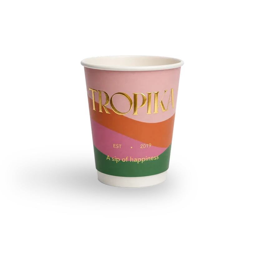 كوب ورقي مزدوج الجدار 8oz